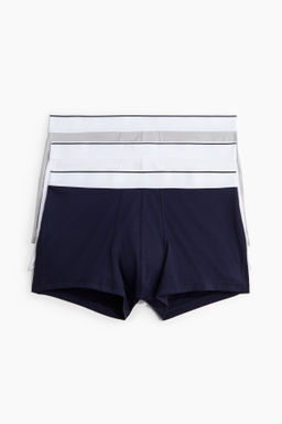 Pack de 3 calzoncillos trunk cortos con Lycra®