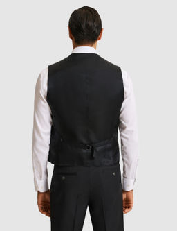 Siyah Slim Fit Yelek