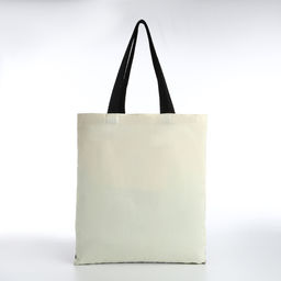 Сумка - шопер без застёжки, с принтом, 35×0.5×40 см, бежевая