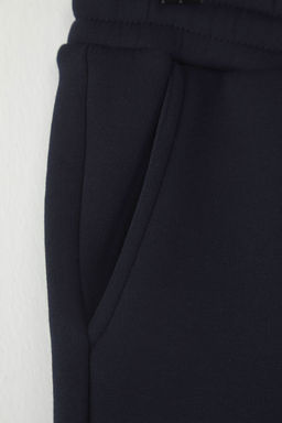 Lacivert Regular/Normal Kesim Kal?n/Ici Polarl? Kabartma Bask?l? Sort TMNSS25SR00011