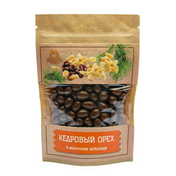 Драже Кедровый орех в молочном шоколаде крафт-пакет 100г