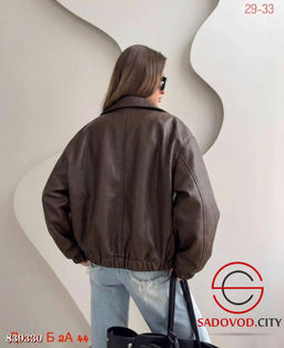 Кожаная куртка весенняя - Bruno фото 2