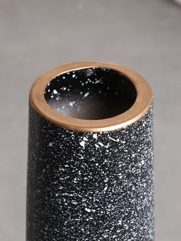 Ваза напольная «Честер», классик, 60×12 см, керамка, чёрная