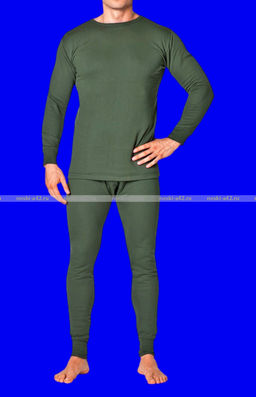 Цена за 1 шт. 1 комплект - Термобелье мужское с начесом Узбекистан цвет ХАКИ