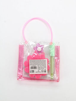 Косметика детская в сумочке «Ты прекрасна» для девочек: блеск прозрачный 10 г, тени 4 цвета, МИКС