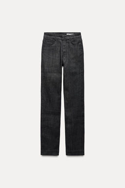 ZW COLLECTION SLIM FIT MID-RISE JEANS - Zara фото 7