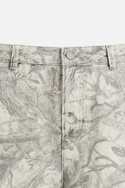 ABSTRACT PRINT CARPENTER TROUSERS - Zara фото 8