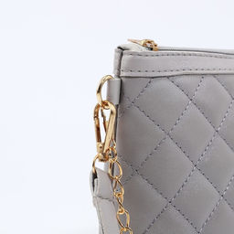 Сумка кросс-боди на молнии, цвет серый - Simaland фото 6