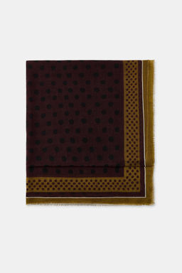 POLKA DOT PRINT SCARF - Zara фото 3