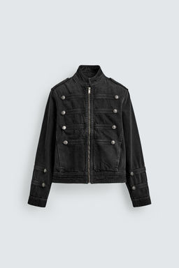 CHAQUETA DENIM ALAMARES BOTONES / Carb?n - Zara фото 10