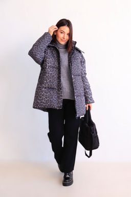 Martichelli Куртка зимняя с анималистичным принтом  фото 6