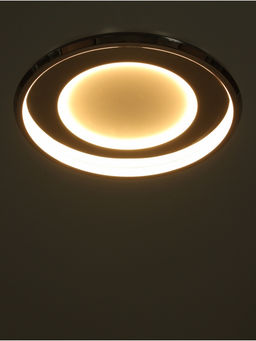 Люстра Karin 58 Вт LED 3000-6000К хром Ø40×6 см