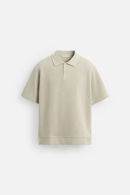 INTERLOCK TEXTURED POLO SHIRT - Zara фото 15