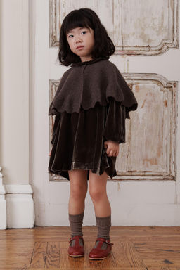 AGE 6-10 / LIMITED EDITION VELVET DRESS WITH SILK - Zara фото 5