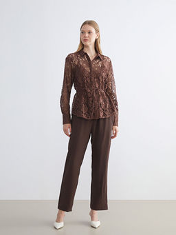 Beli Lastikli Kad?n Pantolon