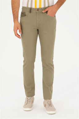 U. S. Polo Assn / Мужские джинсовые брюки цвета хаки - U.s. polo assn фото 2
