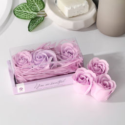 Набор Ты совершенна 3 мыльных лепестка в пвс коробке