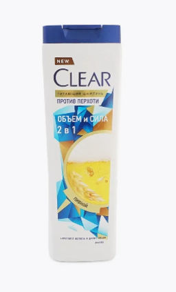 CLEAR шампунь и бальзам 365мл Объем и сила