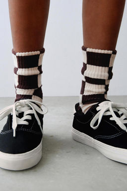 2-PACK OF CHECKERBOARD SOCKS