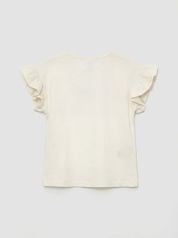 Bisiklet Yaka K?z ?ocuk Ti??rt