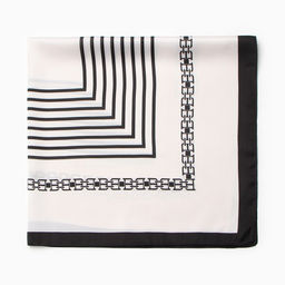 Платок женский MINAKU 70*70 см, молочный  фото 3