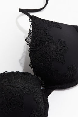 Sujetador push-up de microfibra y encaje - H&m фото 7