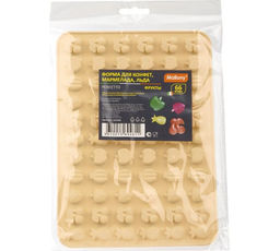 Форма для конфет, мармелада, льда PERFETTO фрукты, 66 ячеек арт.107660 - Mallony фото 3