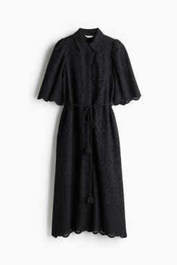 Vestido camisero con bordado ingl?s - H&m фото 5