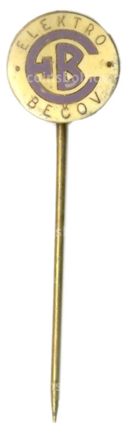 Значок рекламный ELECTRO BECOV