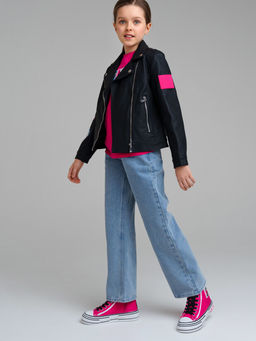 PlayToday / Куртка из экокожи для девочки  фото 6