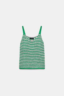 TOP PUNTO TIRANTES RAYAS / Multicolor