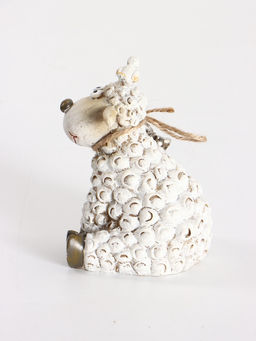 Фигурка «Бараш с птичкой на голове», 9×7.5×9 см