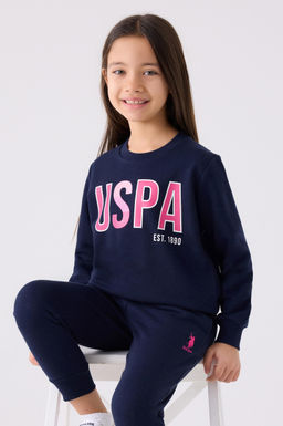 Темно-синий пижамный комплект для девочки Неожиданная скидка в корзине - U.s. polo assn фото 7