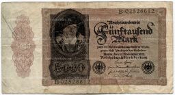 Банкнота 5000 марок 1922 года Германия