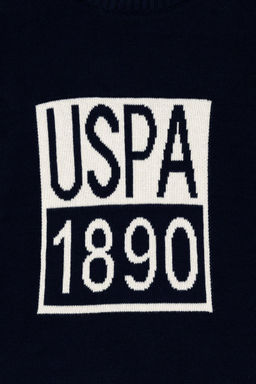 U. S. Polo Assn Темно-синий свитер с круглым вырезом для мальчика - U.s. polo assn фото 6