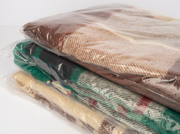 Плед НЗ 100% шерсть 170*200 цв. 22/6 бежево-корич. (Узбекистан)