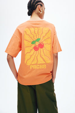 Camiseta oversize con motivo estampado - H&m фото 9