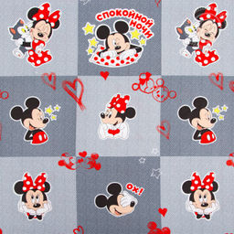 Сладкая парочка 1,5 сп./Пододеяльник: 1 шт. - 215*145; Простыня: 1 шт. - 215*150; Наволочка: 2 шт. - 70*70; Поплин детский - Артпостель фото 4