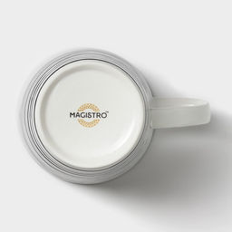 Кружка Magistro Hypnose, 350 мл, фарфор, белая  фото 4