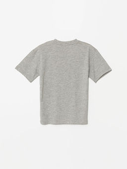 Oversize Bisiklet Yaka Erkek ?ocuk Ti??rt