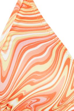 TRENDYOLMILLA Soyut Desenli Ucgen Baglamal? Brazilian Bikini Ustu TBESS23BU00060  фото 9