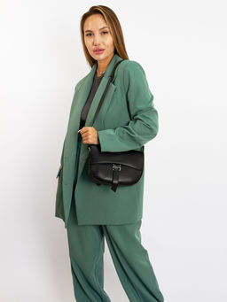 LACCOMA сумка Q5920-черный натуральная кожа полиэстр  фото 2