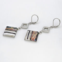 Серьги из муранского стекла ELEGANT ACCENT LS2988