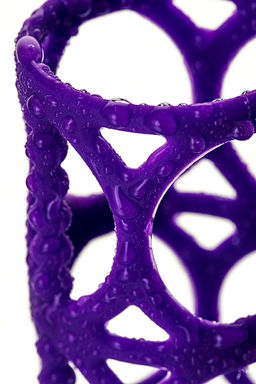 Насадка на пенис A-Toys by TOYFA Myri, силикон, фиолетовый, 7,5 см