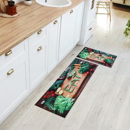 Набор ковриков для кухни Этель EAT, 2 шт., 3858 см, 38118 см