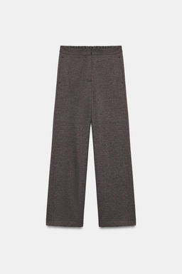 STRAIGHT-LEG HIGH-WAIST TROUSERS - Zara фото 6