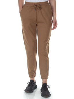 E752 DK. BEIGE Брюки спортивные утепленные женские (хлопок 95%, полиэстер 5%) - Фабричный китай фото 6
