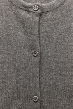 PLAIN KNIT CARDIGAN - Zara фото 9