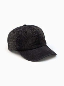 Кепка мужская однотонная MINAKU темная джинса на застежке р-р 56-58 100%хл