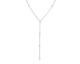 Колье из серебра куб.циркон., ТФК-31